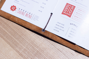 Porta Menús Plegable de Cuero Genuino Hecho a Mano, de Lujo, con Protección, para Restaurante, Cafetería, Hotel, Opción de Logotipo Personalizado LMC-0153 - Product Image 6