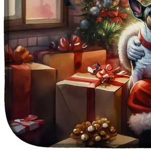 Tappetino Assorbente per Asciugatura Piatti a Forma di Babbo Natale English Bull Terrier, Decorazione Natalizia per Cucina e Albero - Product Image 4