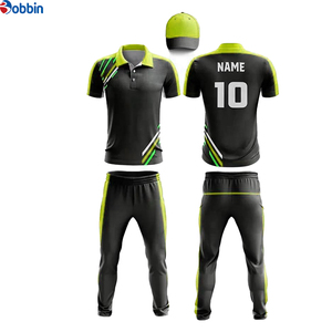 Uniforme de Cricket de Primera Calidad con Logotipo Personalizado, Conjunto Transpirable de Secado Rápido, Jersey y Pantalones de Poliéster para Equipos, Tallas Grandes, para Toda Temporada - Product Image 1