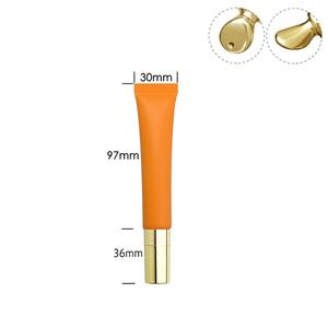 Tube souple en PE pratique pour l'emballage de gloss, baume à lèvres, crème contour des yeux et cosmétiques, diamètre 19 mm, avec bouchon à bille et bouchon pompe - Product Image 3