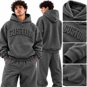 Sudaderas con Capucha Unisex de Alta Calidad y Peso Pesado, Impresión Bajo Demanda, Sudaderas Extra Grandes Personalizadas para Hombre, Sudaderas de Felpa de Algodón para Hombre - Product Image 3