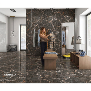 Baldosas de porcelana Frapechino Stone 800x1600mm con aspecto de hormigón para suelo y pared, acabado gris, 80x160cm - Product Image 5