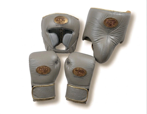 Quality <b>Boxing</b> Training <b>Set</b> with Protective Head Guard and Lace Closure Gloves for Practice and Workout Sessions - Product Image 4