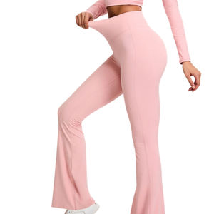 Legging de sport sans couture personnalisé pour le yoga – Confortable, respirant, taille haute, extensible, idéal pour la gym, l'entraînement et la course à pied - Product Image 5