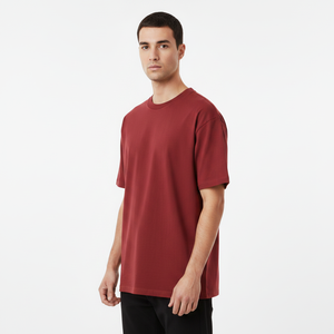 T-shirts en coton 100% de haute qualité, faible MOQ, impression personnalisée de marque, grandes tailles pour hommes, t-shirts vierges - Product Image 3