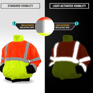 Wholesale Quality <b>High</b> <b>Visibility</b> Breathable Zippered Reflective <b>Softshell</b> CE Certified Unisex Work Pants Customizable Options - Product Image 4