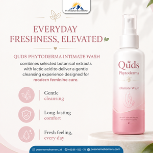 QUDS Phytoderma Nettoyant Intime Végétal aux Extraits Botaniques et Acide Lactique Produit de Soin Personnel - Product Image 2