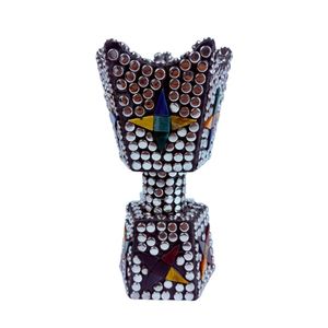 Brûleur à Bakhoor en mosaïque FAIZA CRAFT, bois et résine, bois de santal et acacia, aromathérapie, cadeau de mariage, brûleur à encens - Product Image 5