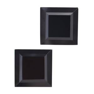 Prix de gros Spinelle noire naturelle, pierre précieuse en vrac à facettes, forme carrée, tailles disponibles pour la fabrication de bijoux - Product Image 1