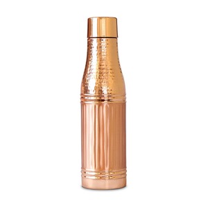 Nouvelle arrivée : Bouteille d'eau en cuivre fantastique avec couvercle, portable, pour les voyages, design moderne, style minimaliste - Product Image 1