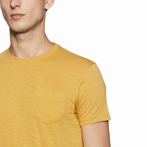เสื้อยืดผู้ชาย OEM ยอดนิยม 170 GSM คอกลม แขนสั้น เสื้อแฟชั่นผู้ชาย พร้อมขนาดที่กำหนดเองได้ - Product Image 5
