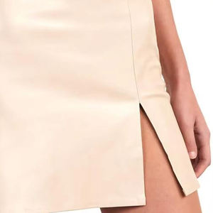 Nouveautés 2026 – Jupes en cuir respirantes et écologiques pour l'hiver, longueur genou, style formel, très tendance pour femmes - Product Image 2