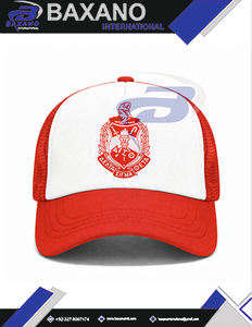 Delta |   Sigma |   Gorra Trucker con Diseño 3D de la Hermandad Theta DST - Gorra Trucker de Primera Calidad con Diseño Rojo y Blanco de la Hermandad DST - Product Image 4
