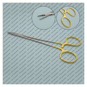 Portaagujas Microquirúrgico Ryder TC Grado OR de 6 Pulgadas con Mordazas Finas Dentadas, Portaagujas Dental de Acero Inoxidable con Certificación CE - Product Image 1