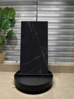 Carrelage en porcelaine effet marbre noir NERO BELGIO |   Carrelage en marbre foncé de qualité supérieure, finition brillante