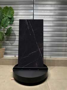 Azulejo de Porcelana con Aspecto de Mármol Negro NERO BELGIO |   Azulejo Esmaltado de Mármol Oscuro Premium - Product Image 2