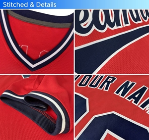 Venta al por Mayor de Camisetas Deportivas Personalizables para Equipos, 100% Poliéster, Impresas, Transpirables y que Absorben la Humedad, Camisetas de Béisbol y Sóftbol para Adultos - Product Image 4