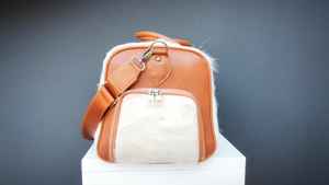 Sac de voyage en cuir véritable haut de gamme, léger, grande capacité, avec fermeture éclair, fournisseur, marque privée, OEM LHODB-0091 - Product Image 4