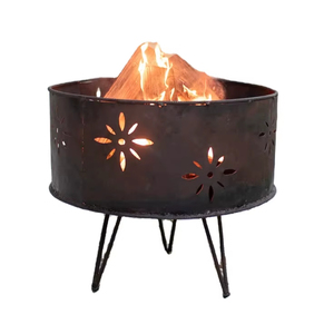 Linea Exports Inc. - Brasero de Metal de Alta Calidad con Aspecto Vintage, Nuevo, para Uso en Exteriores, Venta al por Mayor - Product Image 1
