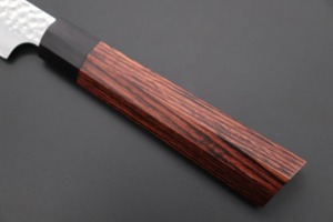 Couteau à pain artisanal en acier inoxydable avec manche en bois et étui en cuir, lame de 13 pouces, ambidextre, compatible lave-vaisselle - Product Image 2