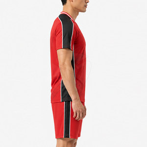 Men Soccer Uniform With Custom Team Jersey And Shorts Breathable Performance Material Fit And Modern Football Apparel Style - Product Image 5