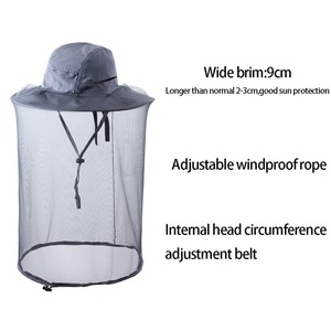 Chapeau d'apiculteur de haute qualité avec voile intégral pour la protection des abeilles – Vente en gros - Product Image 5
