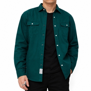 Chemise décontractée à manches longues pour homme, de qualité supérieure, élégante, confortable, durable, classique, moderne, polyvalente, design à manches longues - Product Image 1