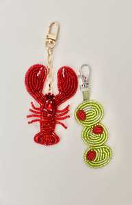 Stylish Handmade Beaded Keychain with Intricate Embroidery Work for Purse Bag <b>Backpack</b> and Everyday Use at <b>cheap</b> price - Product Image 3