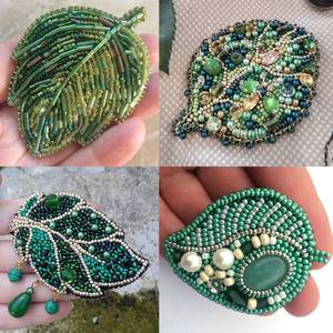 MD HANDICRAFTS Handmade Statement Beaded Brooch <b>for</b> Unisex Use on <b>Weddings</b> Jackets Scarves <b>Hats</b> & Bags - Product Image 6