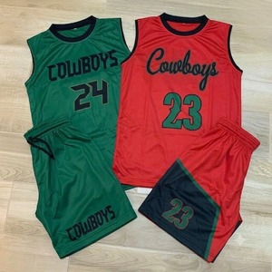 Ensemble de maillots de basket-ball sublimés personnalisés, uniforme de basket-ball sans manches pour hommes, vêtements de sport d'entraînement respirants, vêtements de sport d'équipe OEM - Product Image 4