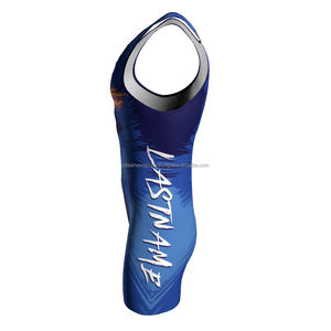 เสื้อกล้ามมวยปล้ำสำหรับผู้ใหญ่ผ้าสแปนเด็กซ์/ โพลีเอสเตอร์น้ำหนักเบาป้องกันแบคทีเรียกำหนดขนาดเองได้ - Product Image 3