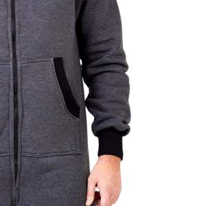 Pijama Enterizo de Forro Polar con Capucha para Hombre, Transpirable, de Manga Larga, con Cierre de Cremallera Personalizado, Tipo Mono, Ropa de Descanso - Product Image 6