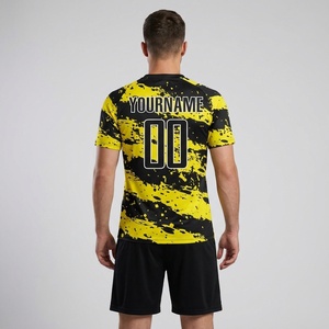 Wholesale Cheap Soccer Uniforms Set Custom Logo Team Football Jersey Dry Fit Breathable Soccer Jersey Set for Club College <b>Train</b> - Product Image 2