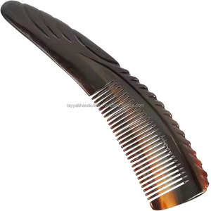 Peine de Cuerno de Búfalo Natural Hecho a Mano para el Cuidado del Cabello - Product Image 5