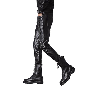 Pantalones de Cuero de Última Moda, Diseño Nuevo, Pantalones de Cuero para Hombre al Mejor Precio, Calidad al por Mayor, Estilo Motero, Ropa de Invierno - Product Image 4