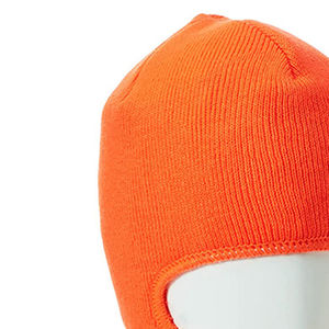 Balaclava de ski noir de haute qualité avec un seul trou, logo personnalisé, style rayé, masque de ski intégral pour l'hiver - Product Image 5