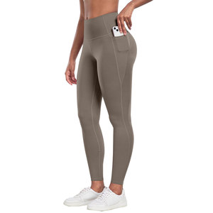 Legging personnalisé pour femme, taille mi-haute élastique, vêtement de fitness, écologique, respirant, design ergonomique. - Product Image 1