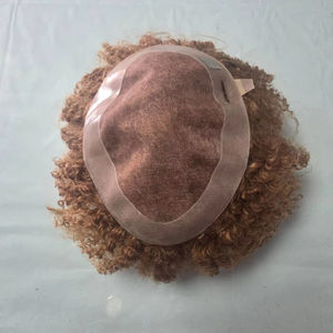 Prótesis Capilar de Cabello Humano Remy Indio con Rizos Kinky para Hombre, Base Mono - TAZ HAIR BANGLADESH - Product Image 1