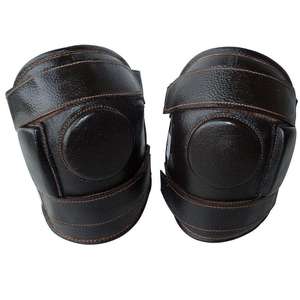 Genouillères de Travail et de Musculation Écologiques en Spandex/Modal/Coton Marron avec Rembourrage en Gel Réglable – Protection Avancée et Sécurité Tactique - Product Image 5
