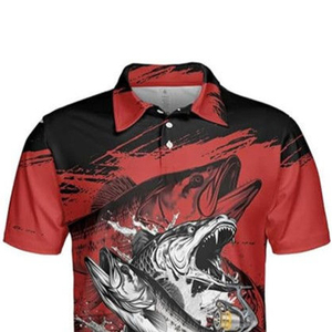 Nuevo Diseño 2026 Ropa de Pesca Ligera con Logotipo Personalizado, Cómoda, de Secado Rápido, 100% Poliéster, Camisetas Polo de Pesca para Hombre - Product Image 4