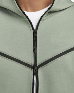 Ensemble de survêtement sportif pour homme, sweat à capuche zippé et pantalon de jogging oversize, deux pièces, en molleton de haute qualité - Product Image 4