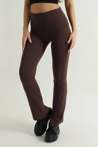 Everglow High Waist Seamless Full Length Solid Gray Yoga <b>Leggings</b> <b>Women</b> Spandex/Polyester Elastic Waist Fitness Pants Waterproof - Product Image 5