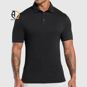 Polo homme personnalisé en coton polyester 200 g/m² pour l'été – T-shirt décontracté uni et abordable avec logo imprimé - Product Image 5