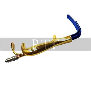 Tebbetts 18,5 dientes aislado Acero inoxidable Manual fibra óptica Retractor instrumentos quirúrgicos base - Product Image 2