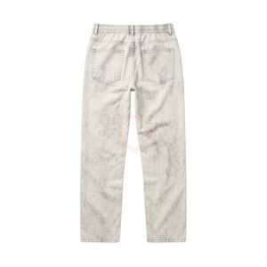 Pantalon décontracté pour homme, imprimé graphique ailes blanches, style streetwear minimaliste, coupe ample - Product Image 2