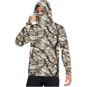 Fabricante OEM ODM, Sudadera con Capucha de Camuflaje Vintage Personalizada, Impresión y Bordado, Chaqueta de Camuflaje, Sudadera de Caza para Hombre - Product Image 2