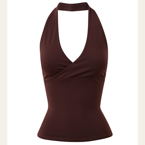 Custom Wholesale Fashion Solid Color Tank <b>Top</b> for Women Cropped <b>Tops</b> Sports Fitness Women Tank <b>Top</b> - Product Image 3