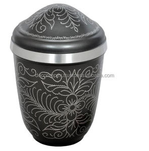 Compagnons Urne adulte en aluminium de taille standard pour tenir confortablement les cendres pleines Urne de crémation en alliage d'aluminium - Product Image 4