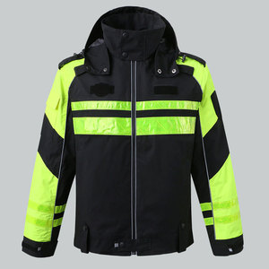 เทปสะท้อนแสงแบบมองเห็นได้ชัดเจน ANSI Class 1 โลโก้แบบกำหนดเอง สวมใส่สบาย ผ้าทนทานต่อสภาพอากาศ สำหรับงานประจำวัน เสื้อแจ็คเก็ต - Product Image 1