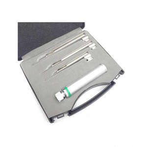 Juego de Laringoscopio Miller con Acabado Pulido Espejo, Duradero, con Fibra Óptica, Seis Hojas Miller, de SurgiRight - Product Image 2